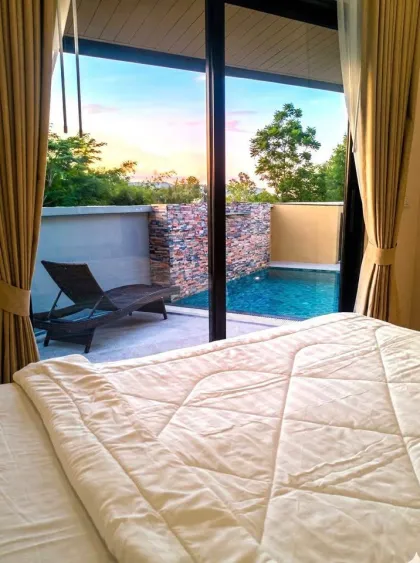 3 Bedroom 2 Bathroom Pool Villa for Rent at The Rich Villas, Koh Kaew