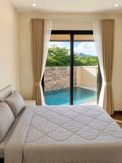3 Bedroom 2 Bathroom Pool Villa for Rent at The Rich Villas, Koh Kaew