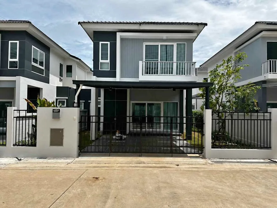 วิลล่า 3 ห้องนอน 2 ห้องน้ำให้เช่าในสุภาลัยปาล์มสปริงส์ บางเทา