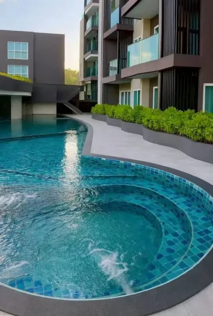 Полностью меблированная 2-комнатная квартира в аренду в The City Phuket