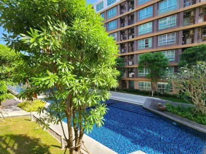 1-комнатная квартира с видом на бассейн в D Condo Creek, Kathu