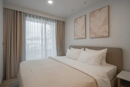 Стильная квартира с 1 спальней в Laguna Phuket Skypark Celeste