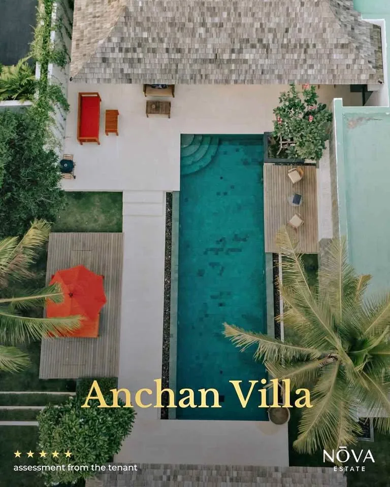Роскошная вилла с бассейном 3 спальни в аренду в Anchan Villa, Пхукет