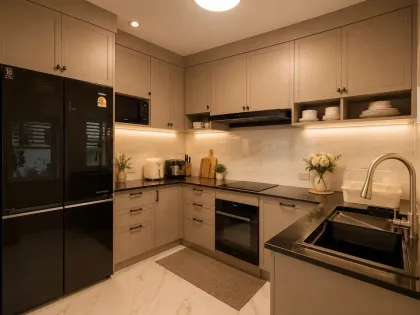 Вилла с 3 спальнями и бассейном в аренду в Land & House Chalong Park