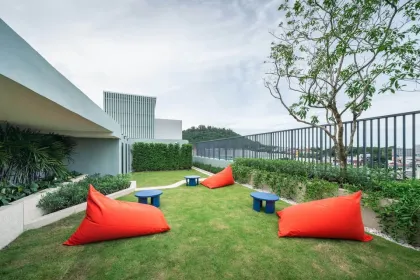 1-комнатная квартира с видом на горы в The Base Bukit Phuket