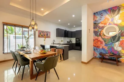 Villa privada con piscina de 3 dormitorios y 3 baños en alquiler en Thalang