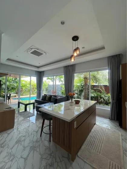 Villa de luxe moderne 2 chambres avec piscine à Nai Harn