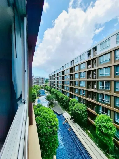 Modern 1-Bedroom Pool View Condo at D Condo Creek, Kathu