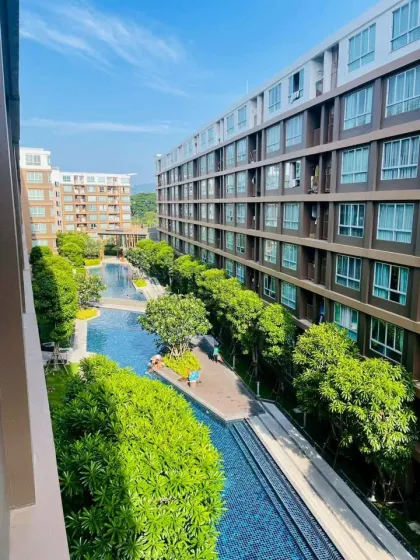Modern 1-Bedroom Pool View Condo at D Condo Creek, Kathu