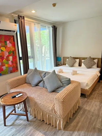 Современная студия в кондо The Deck Patong, Патонг, Пхукет в аренду