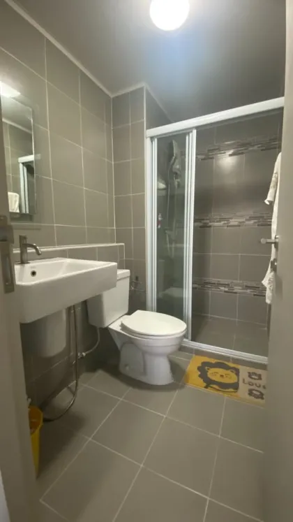 1 спальня, 1 ванная с видом на бассейн в dCondo Campus Resort Kuku, Пхукет Таун