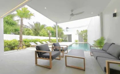 Villa de Luxe 3 Chambres avec Piscine Privée près de la Plage de Bang Tao