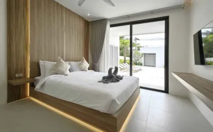 Villa de Luxe 3 Chambres avec Piscine Privée près de la Plage de Bang Tao