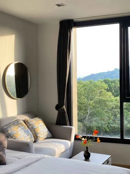 Estudio de 1 dormitorio con vista a la montaña en The Base Central Phuket