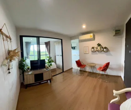 อพาร์ตเมนต์ 1 ห้องนอน 1 ห้องน้ำให้เช่า ที่ เซ็นทริโอ คอนโด ท่าลาด