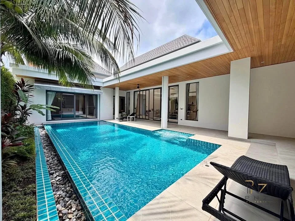 Villa privada con piscina 3 dormitorios y 5 baños en alquiler en Bang Tao