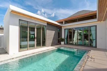 Moderne 3-Schlafzimmer Poolvilla zur Miete in der Nähe des Rawai Strandes