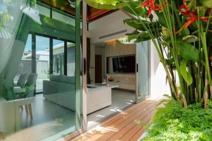 Moderne 3-Schlafzimmer Poolvilla zur Miete in der Nähe des Rawai Strandes