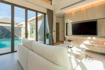 Moderne 3-Schlafzimmer Poolvilla zur Miete in der Nähe des Rawai Strandes