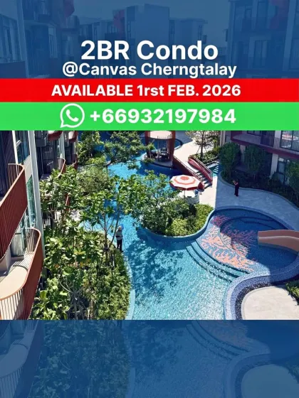 2-комнатный Кондо в аренду в Canvas Cherngtalay, Пхукет