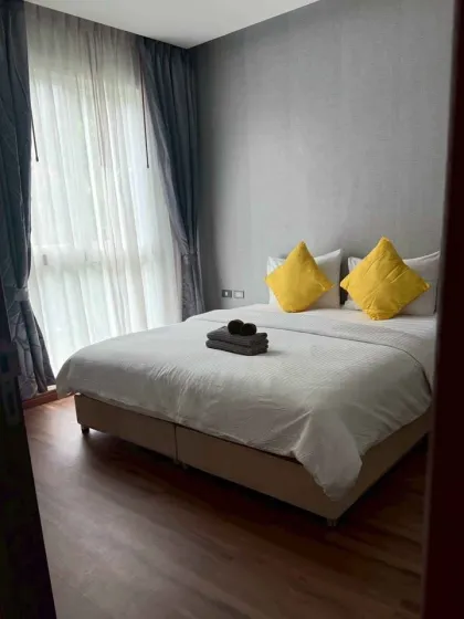 Квартира с 1 спальней и видом на бассейн в The Emerald Terrace, Патонг