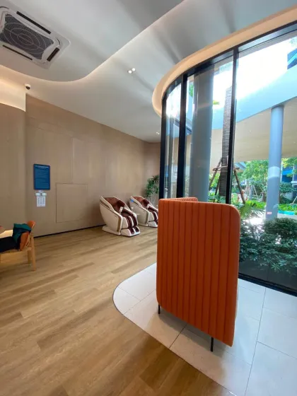 2-комнатная квартира с видом на футбольное поле в Dcondo Reef Phuket