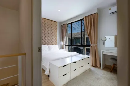 3-спальный 2-ванный угловой дом в аренду в Pruksa Ville Kathu-Samkong