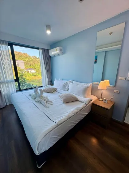 1-Zimmer-Wohnung mit Dachpool in Strandnähe Surin Beach