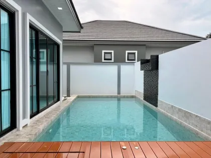 วิลล่า 3 ห้องนอนใหม่เอี่ยมพร้อมสระว่ายน้ำส่วนตัวให้เช่าในบางเทา ภูเก็ต