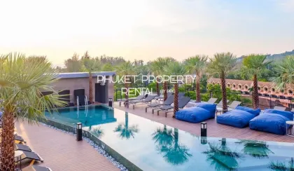 Condo 1 chambre près de la plage de Kamala avec piscine et salle de sport