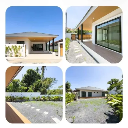 Maison d'Angle Rénovée 3 Chambres à Louer à Pa Klok, Phuket