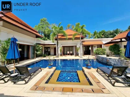 Tropical Thai Style Villa with 5 Bedrooms and 5 Bathrooms for Rent