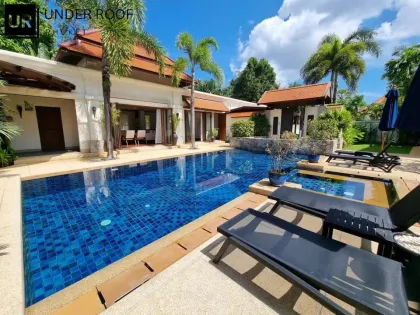 Tropical Thai Style Villa with 5 Bedrooms and 5 Bathrooms for Rent