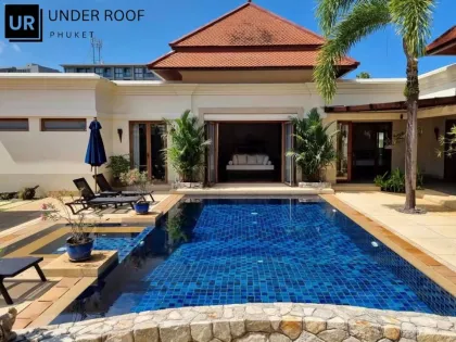 Tropical Thai Style Villa with 5 Bedrooms and 5 Bathrooms for Rent