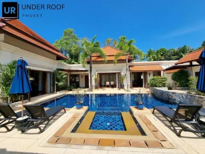 Tropical Thai Style Villa with 5 Bedrooms and 5 Bathrooms for Rent