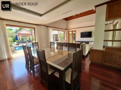 Tropical Thai Style Villa with 5 Bedrooms and 5 Bathrooms for Rent