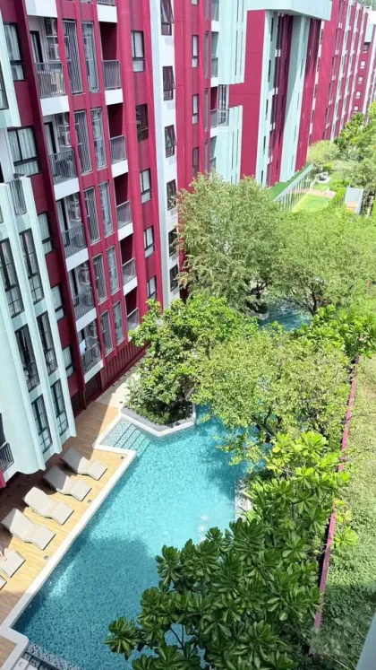 1-комнатная квартира с видом на бассейн в The Base Bukit Phuket