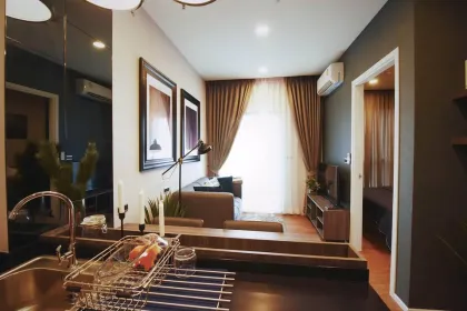 อพาร์ทเมนท์ 1 ห้องนอนให้เช่าที่คอนโด Space ใจกลางภูเก็ต