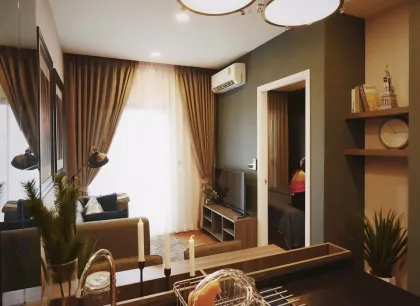 อพาร์ทเมนท์ 1 ห้องนอนให้เช่าที่คอนโด Space ใจกลางภูเก็ต