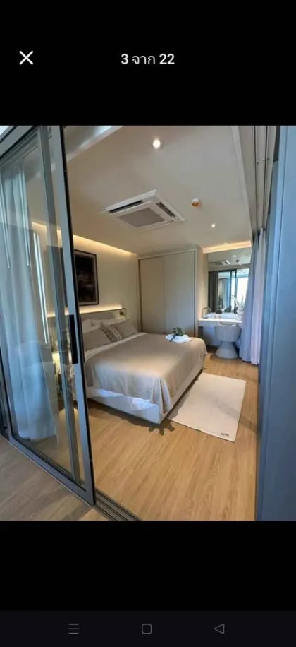 Апартаменты с 1 спальней и видом на озеро в The Aqua Condo, Чоенг Тхале