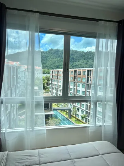 Однокомнатная квартира с видом на бассейн в D Condo Mine Phuket