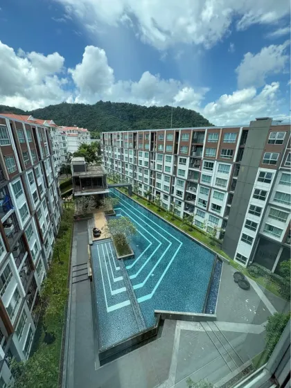 Однокомнатная квартира с видом на бассейн в D Condo Mine Phuket