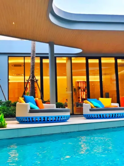 Полностью меблированная 2-комнатная квартира с 2 ванными в Dcondo Reef, Kathu