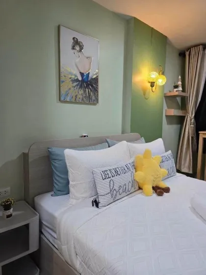 Квартира с 2 спальнями и видом на длинный бассейн в D CONDO Reef Phuket
