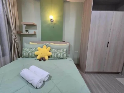 Квартира с 2 спальнями и видом на длинный бассейн в D CONDO Reef Phuket