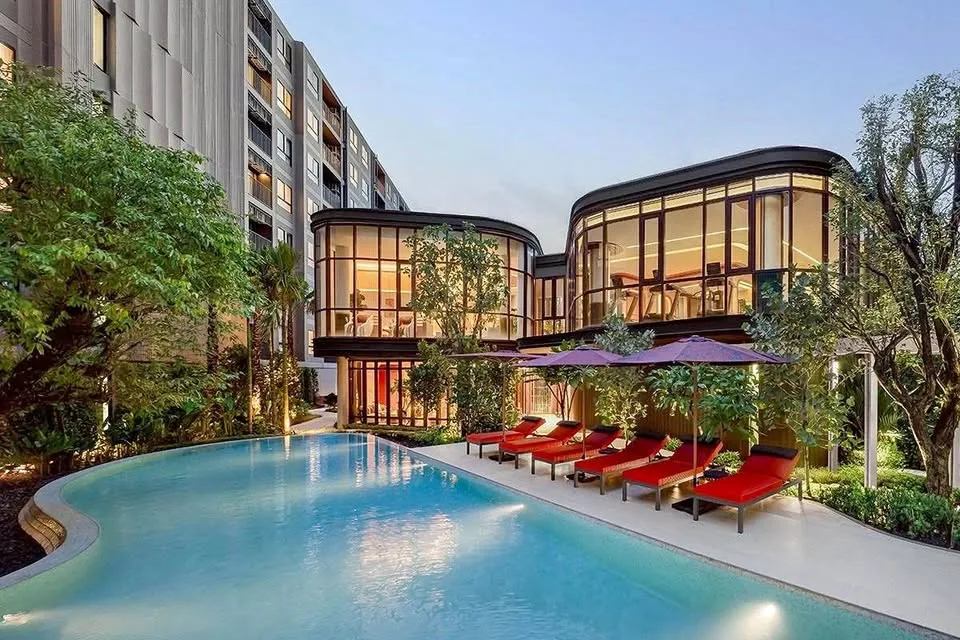 Новый 1-комнатный кондоминиум в The Base Cherngtalay на аренду