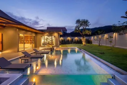 Аренда виллы с бассейном в Prangthong Village 1, Чалонг