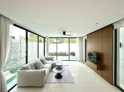 บ้านวิลล่าพร้อมสระว่ายน้ำ 2 ห้องนอน 3 ห้องน้ำ ให้เช่า Pasak 8