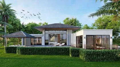 Современная вилла с 3-4 спальнями и приватным бассейном в Mandala Villa Чалонг