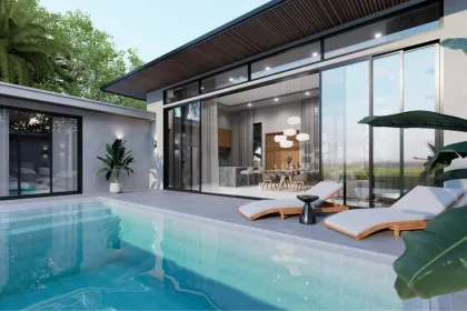 Современная вилла с 3-4 спальнями и приватным бассейном в Mandala Villa Чалонг